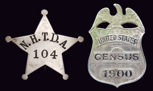 National Horse Thief Detective Association (NHTDA) and Registered Chauffeur badges