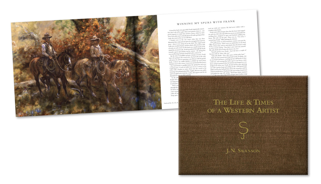 The Life & Times of a Western Artist Coffee Table Book