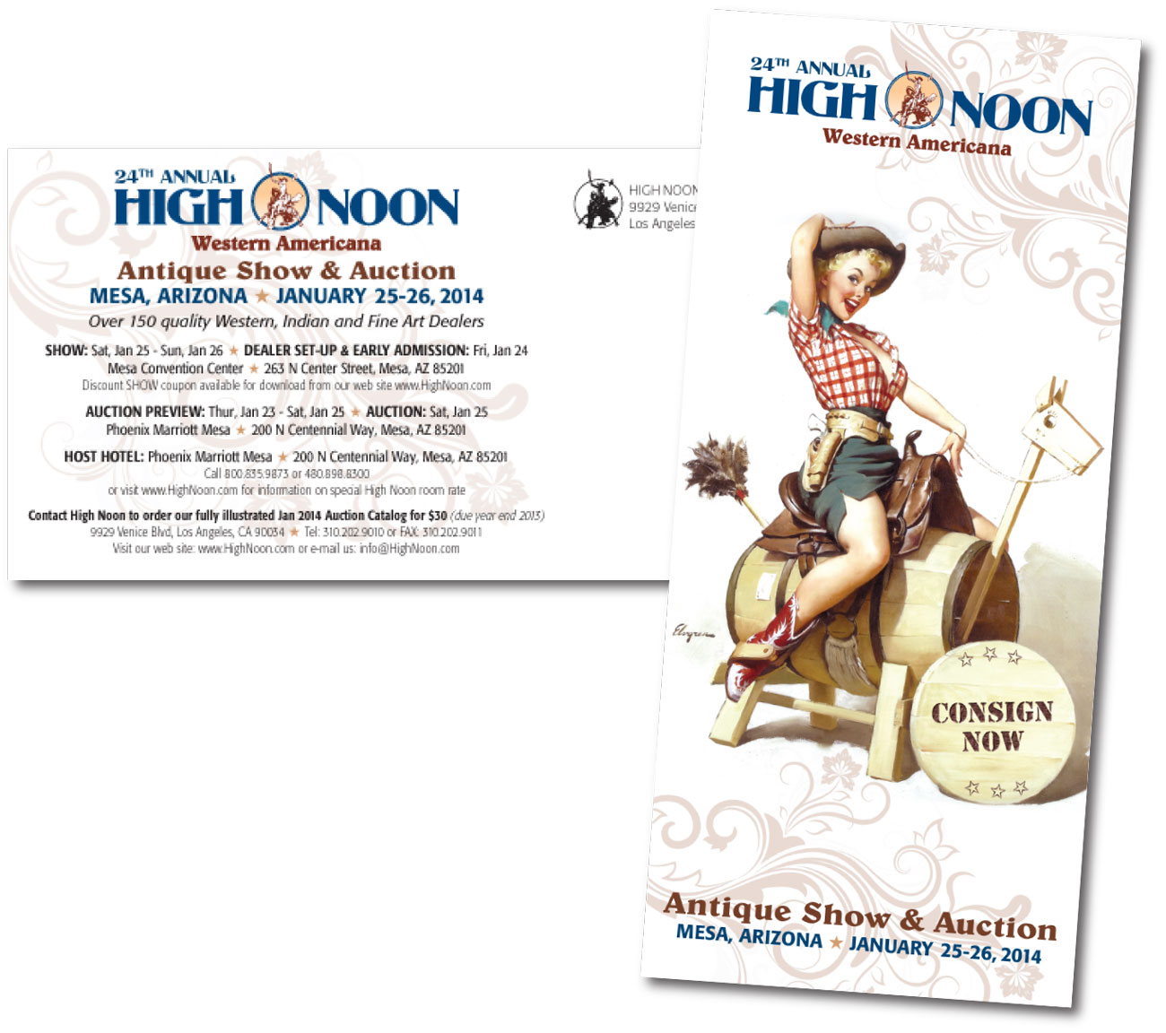 High Noon Save the Date Postcard